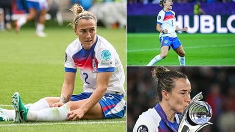 Lucy Bronze finally lifts the lid on how she played entirety of England's successful Euro 2025 campaign with a broken leg