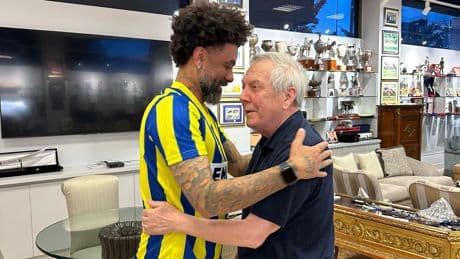 Cristian Baroni, Aziz Yıldırım'a ziyarette bulundu