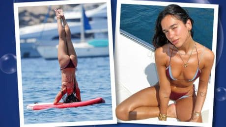 Bikini-Yoga auf Ibiza - Wie machst denn Dua das?