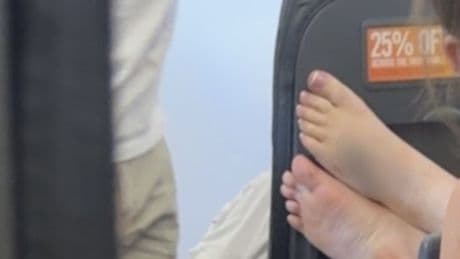 Man picks ‘dirt from under his partner’s toenails’ during easyJet flight