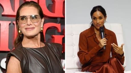 Meghan Markle cut off by Brooke Shields as she swipes 'no one wants to listen to this'