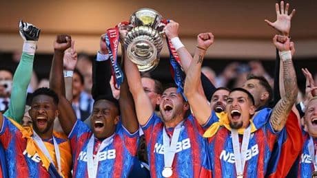 Crystal Palace win FA Cup with fans in tears over club's first trophy in 164 years