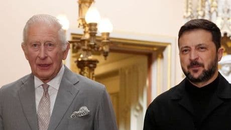 King Charles has surprise meeting with Zelensky who sends subtle Donald Trump dig