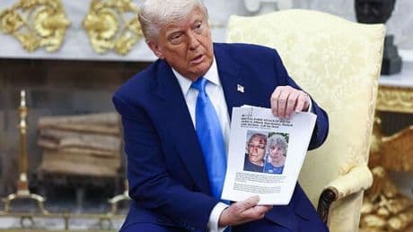 Trump blunder as 'mass burial' images shown to South African leader are from wrong country