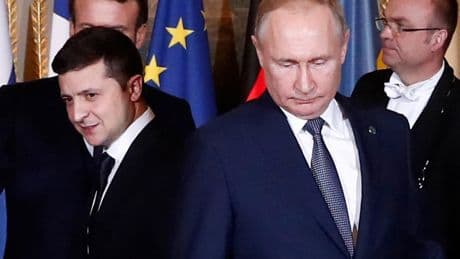 What happened the one and only time Zelensky and Putin met?