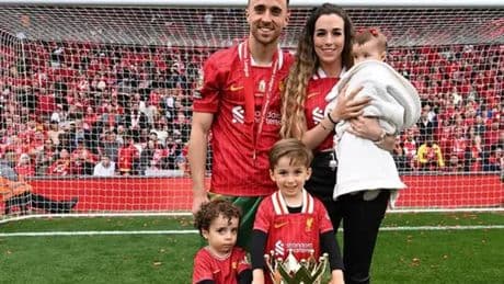 Diogo Jota's wife and children's touching tributes to Liverpool star after tragic death