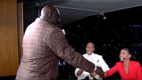 Shaq bombards ESPN’s ‘NBA Countdown’ set before NBA Finals Game 1