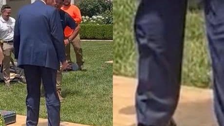 SON DAKİKA HABERLERİ: TRUMP'IN PANTOLONUNDAKİ GİZEMLİ ÇIKINTI