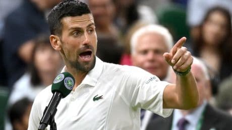 Novak Djokovic exploded at BBC reporter before storming out of interview at Wimbledon