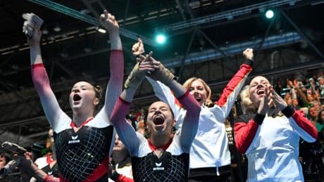Turn-EM in Leipzig: Kevric glänzt bei deutschem Silber-Coup
