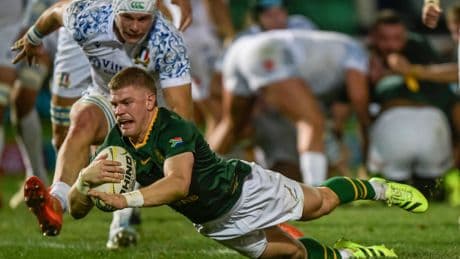 Rugby : l'Afrique du Sud surclasse l'Italie et remporte le deuxième test-match
