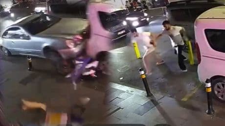 7 araca çarptı, 2 kişi ölümden son anda kurtuldu