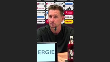 Nürnberg muss nachlegen - Klose fordert mehr Qualität