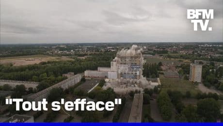 Les images impressionnantes d'une tour de 28 étages démolie en quelques secondes à Loos dans le Nord