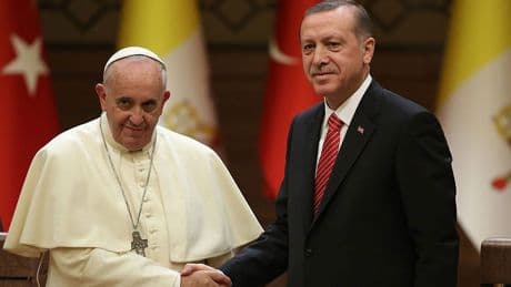 Cumhurbaşkanı Erdoğan'dan Papa için taziye mesajı
