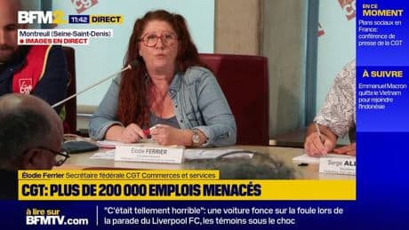 "On créé la propre faillite de l'entreprise": Élodie Ferrier, secrétaire fédérale CGT Commerces et services, détaille comment certains groupes utilisent l'argent public