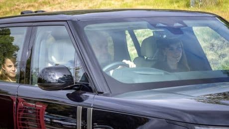 Kate and William bring the kids along to Balmoral church service