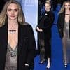 Cara Delevingne slips into VERY risqué mesh dress as she joins her heavily pregnant sister Poppy at star-studded Ocean With David Attenborough world premiere in London