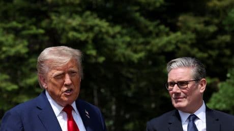 Starmer and Trump to ‘refine’ trade deal, says president