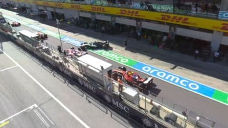 FIA make decision on George Russell grid penalty after Charles Leclerc incident