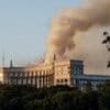 Bislang größte Drohnenattacken seit Kriegsbeginn: Russische Angriffe treffen erstmals Regierungsgebäude in Kiew