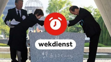 Wekdienst 6/8: Atoombom Hiroshima herdacht • Nederlands vliegtuig naar Jordanië voor Gaza