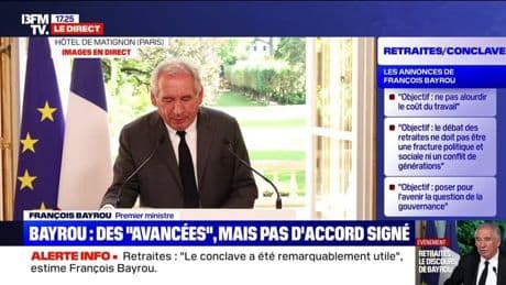 Conclave sur les retraites: François Bayrou détaille le nouveau calcul pour les femmes ayant eu un ou plusieurs enfants