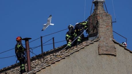 Vatican installs chimney on Sistine Chapel as world waits on pope election