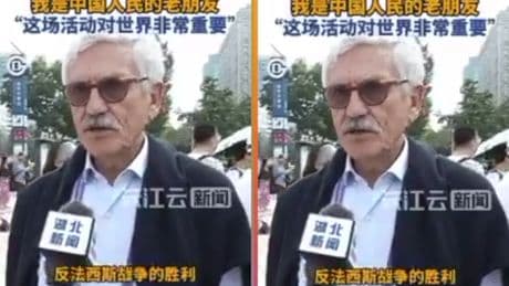 D'Alema alla parata di Pechino. E scoppia la bufera
