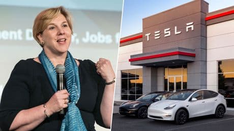 Elon Musk pidió calma y aguantar las acciones de Tesla. Su presidenta hizo lo contrario y ha ganado 230 millones de dólares