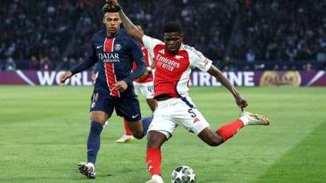 PSG vs Arsenal LIVE: Champions League latest score and goal updates as Gunners start well