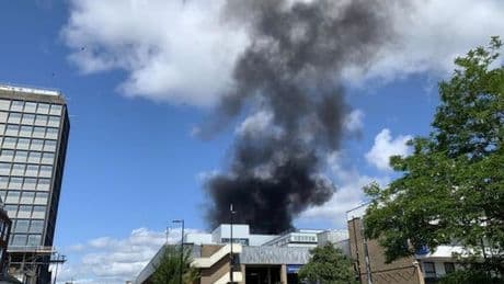 Middlesbrough fire LIVE: 'Stay away' warning as van goes up in flames