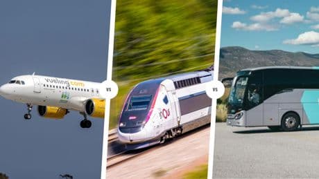 Paris-Barcelone en train, en avion ou en bus : quel moyen de transport est fait pour vous ?
