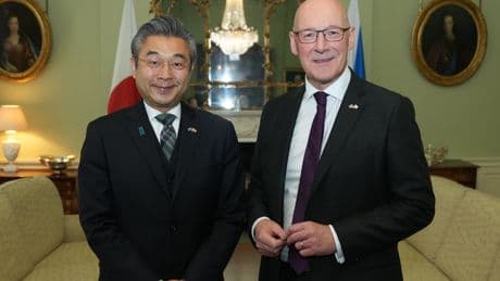 John Swinney says links with Japan ‘hugely valuable’ as he hosts ambassador