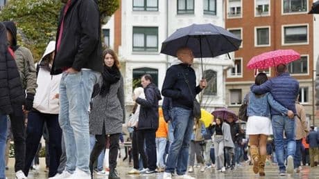 Euskalmet activa un aviso amarillo por «chubascos intensos» para este viernes