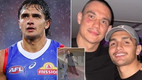 See the shocking moment footy star Jamarra Ugle-Hagan gets caught up in 2.30am nightclub shooting