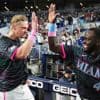 Stowers hits a game-ending grand slam as the Marlins beat the Athletics 9-6