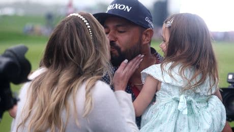 J.J. Spaun shares adorable moments with daughters, wife after US Open win on Father’s Day
