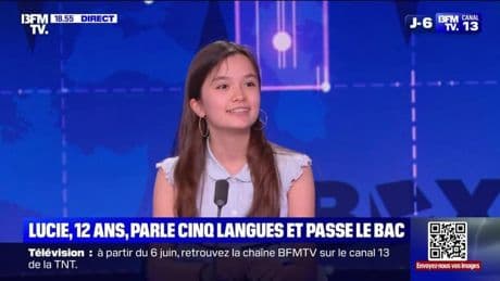 Lucie, 12 ans, parle cinq langues et passe le bac - 31/05