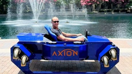 Ultra modern FLYING race car with jet-powered engine that can tear through sky at 225mph is unveiled for £215,000