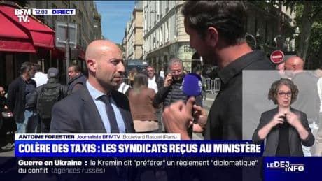 Grève des taxis: "On reste là tant qu'on a rien obtenu", assure le président de l'Union nationale des taxis