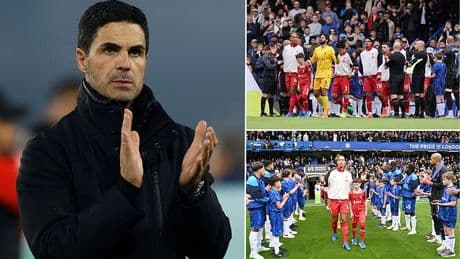 Mikel Arteta confirms Arsenal will give Premier League champions Liverpool a guard of honour at Anfield on Sunday