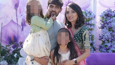 Young girls orphaned after father dies in Air India plane crash on way back from scattering wife’s ashes