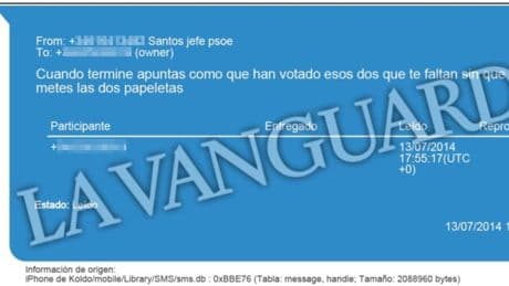 Cerdán a García durante las primarias que ganó Sánchez: “Apunta sin que te vea nadie y mete dos papeletas”
