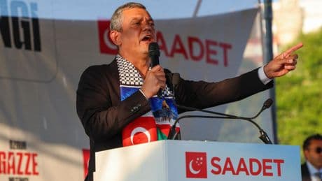Özgür Özel, Özgür Gazze Mitingi'nde konuştu: “Trump ve yönetimi, Gazze’deki katliamların destekçisidir”