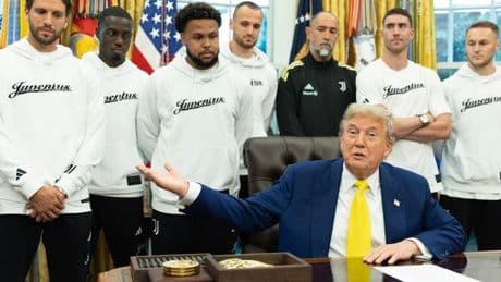 Juventus star breaks ranks and speaks out on awkward Donald Trump visit