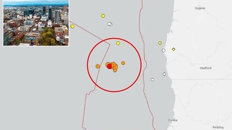 Earthquakes rattle the Pacific Northwest on fault line overdue for the 'Big One'