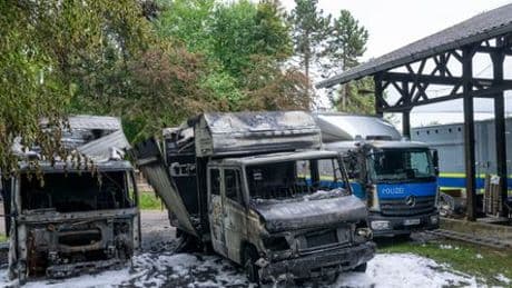 München: Mutmaßlicher Brandanschlag auf Polizei-Reiterstaffel