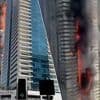 KIJK. Wolkenkrabber met bijna 4.000 bewoners in lichterlaaie in Dubai