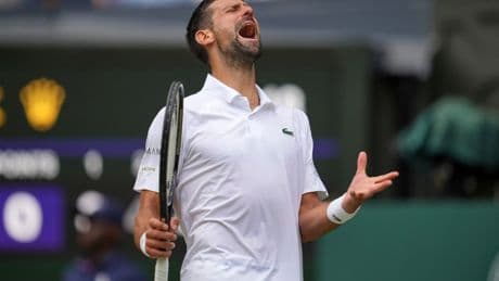 Wimbledon: Novak Djokovic overcomes a poor start to beat Alex de Minaur and reach the quarterfinals
